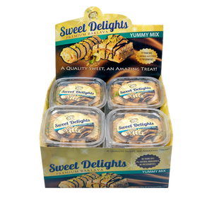 48 Units of Sweet Delights (Yummy Mix) Assorted Premium Baklava Mini Packs /// FREE SHIPPING - Palm Sweets